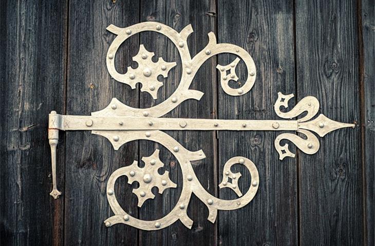 extended door hinges