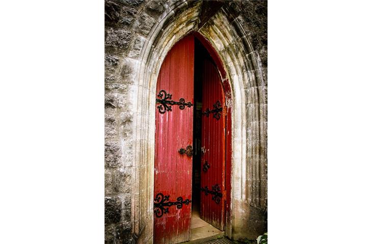 stay open door hinge